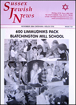 November 2004 - Sussex Jewish News
